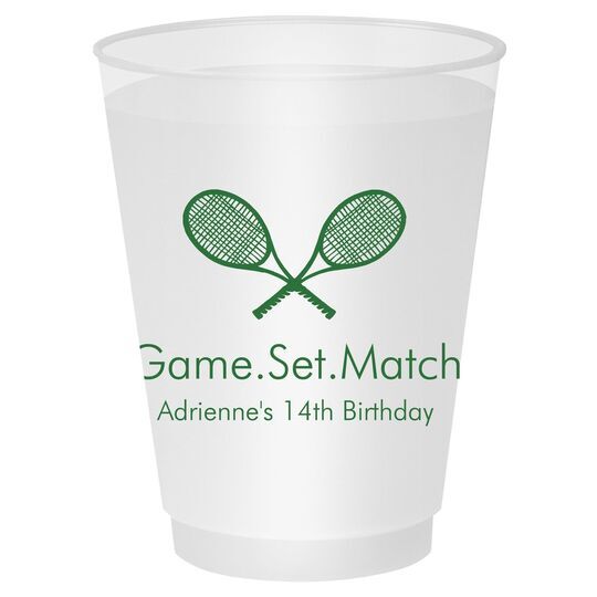 Tennis Shatterproof Cups